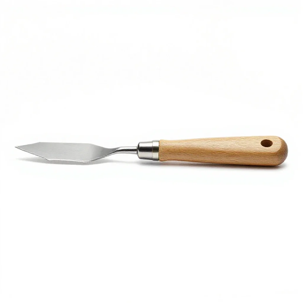 Palette knife isolated on a white background