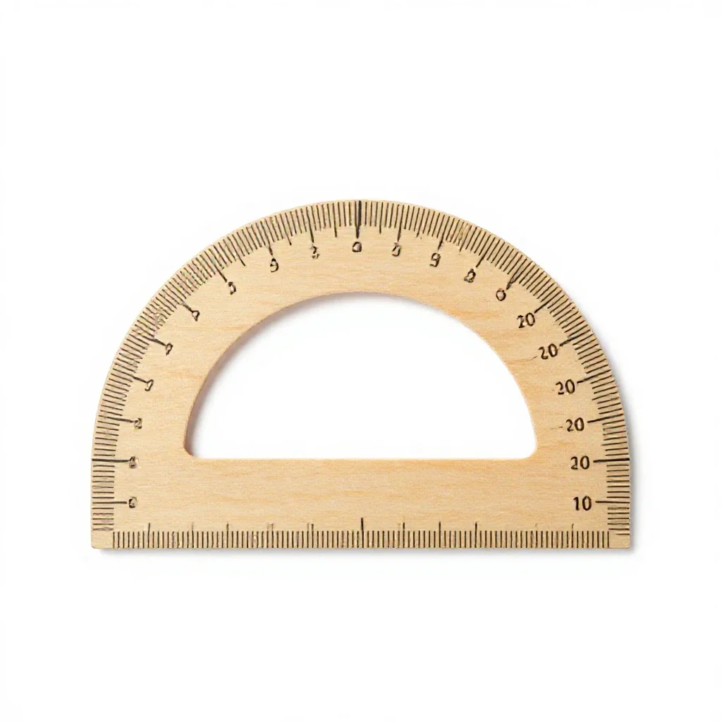 Set square isolated on a white background