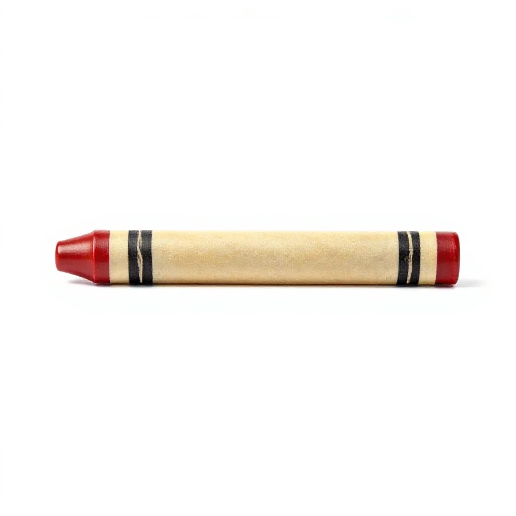 Wax crayon set isolated on a white background