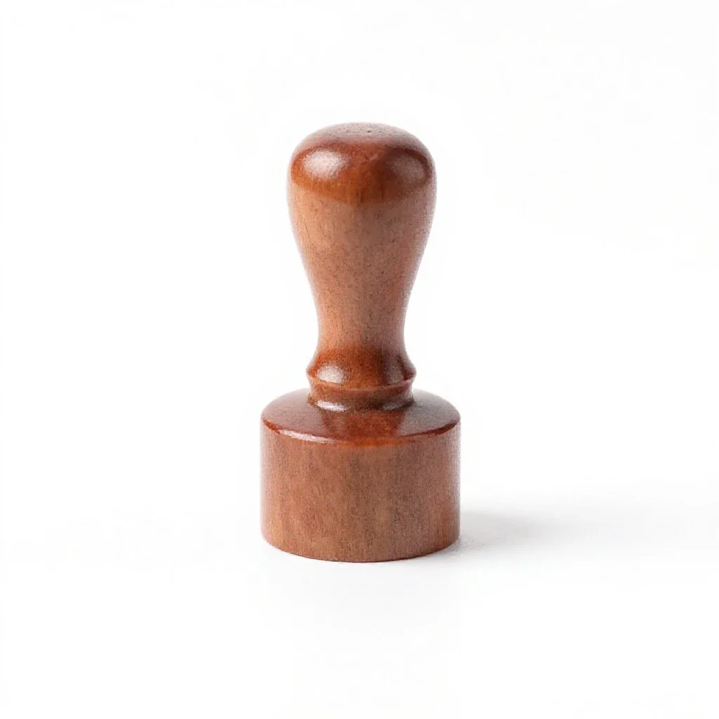 Wax seal stamp isolated on a white background