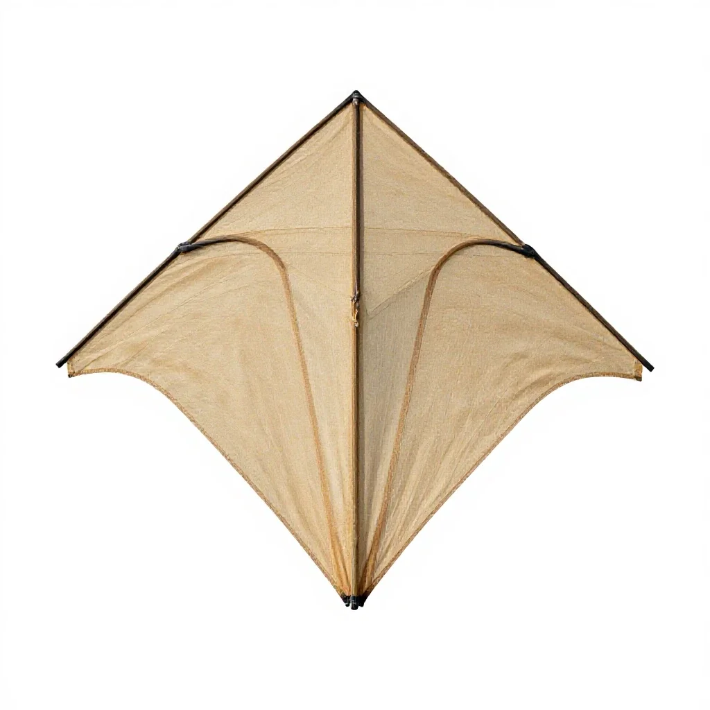 Kite isolated on a white background