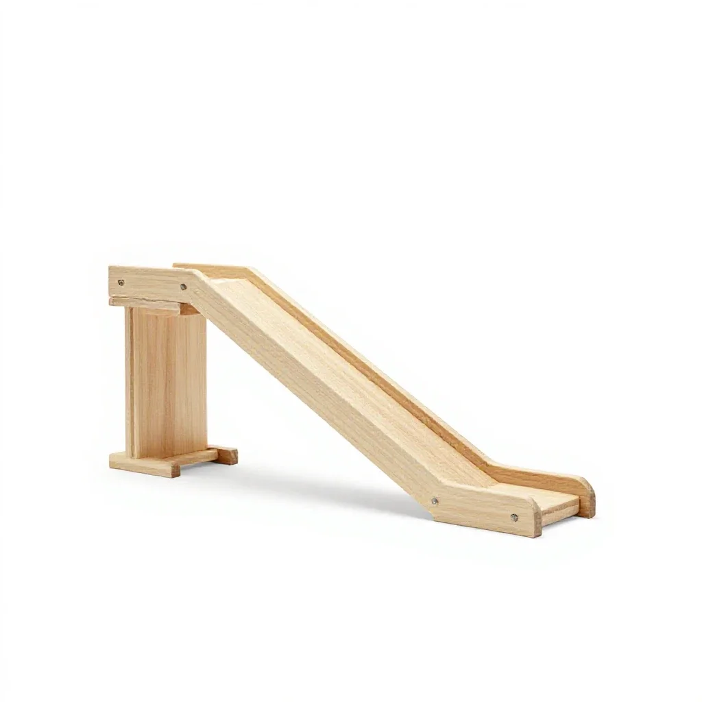 Marble run kit isolated on a white background