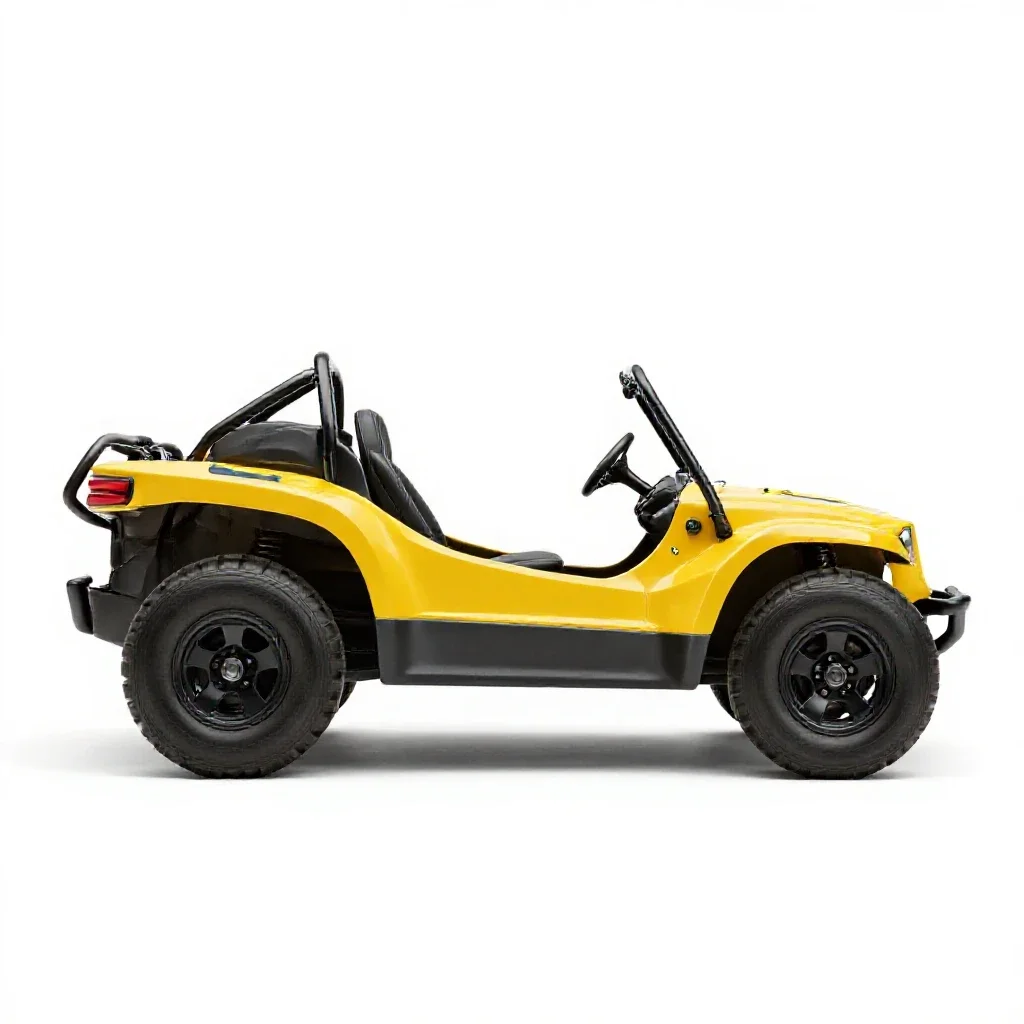 Dune buggy isolated on a white background