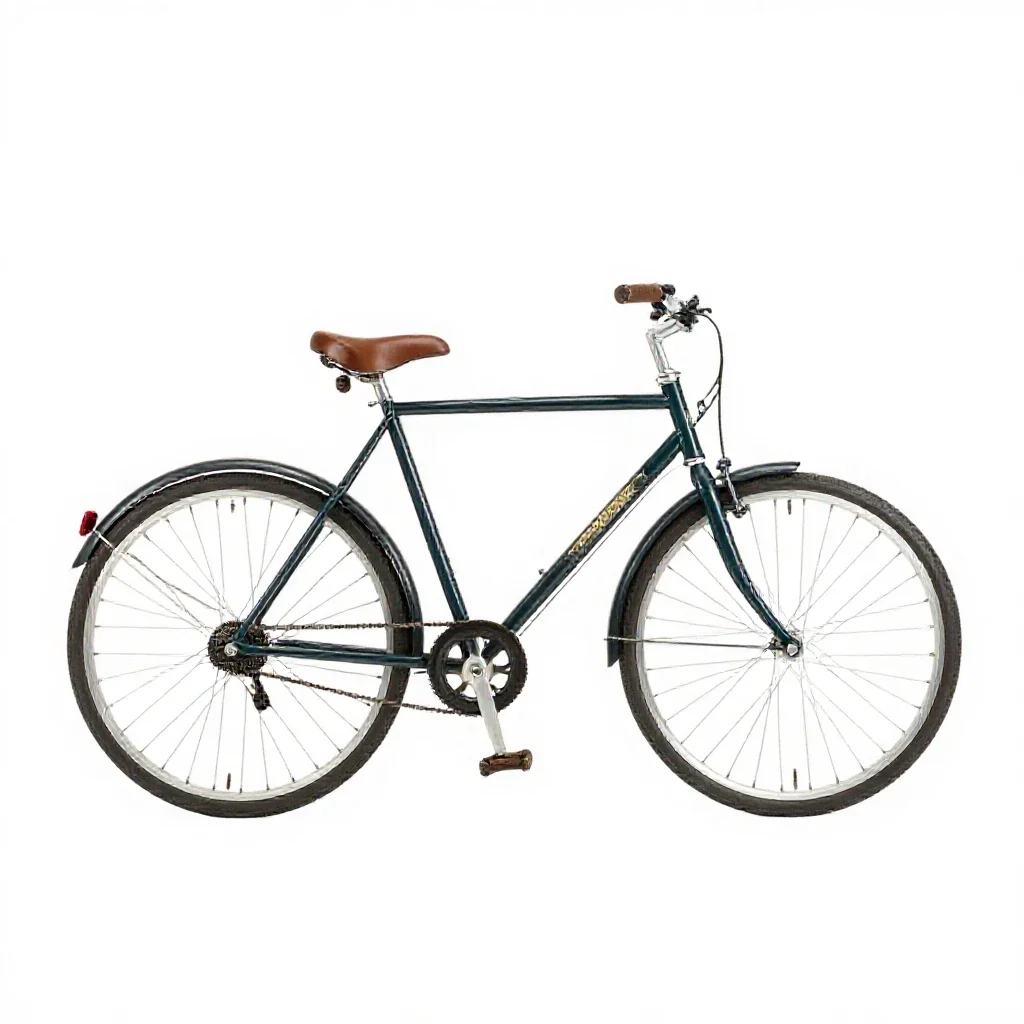 Penny farthing isolated on a white background