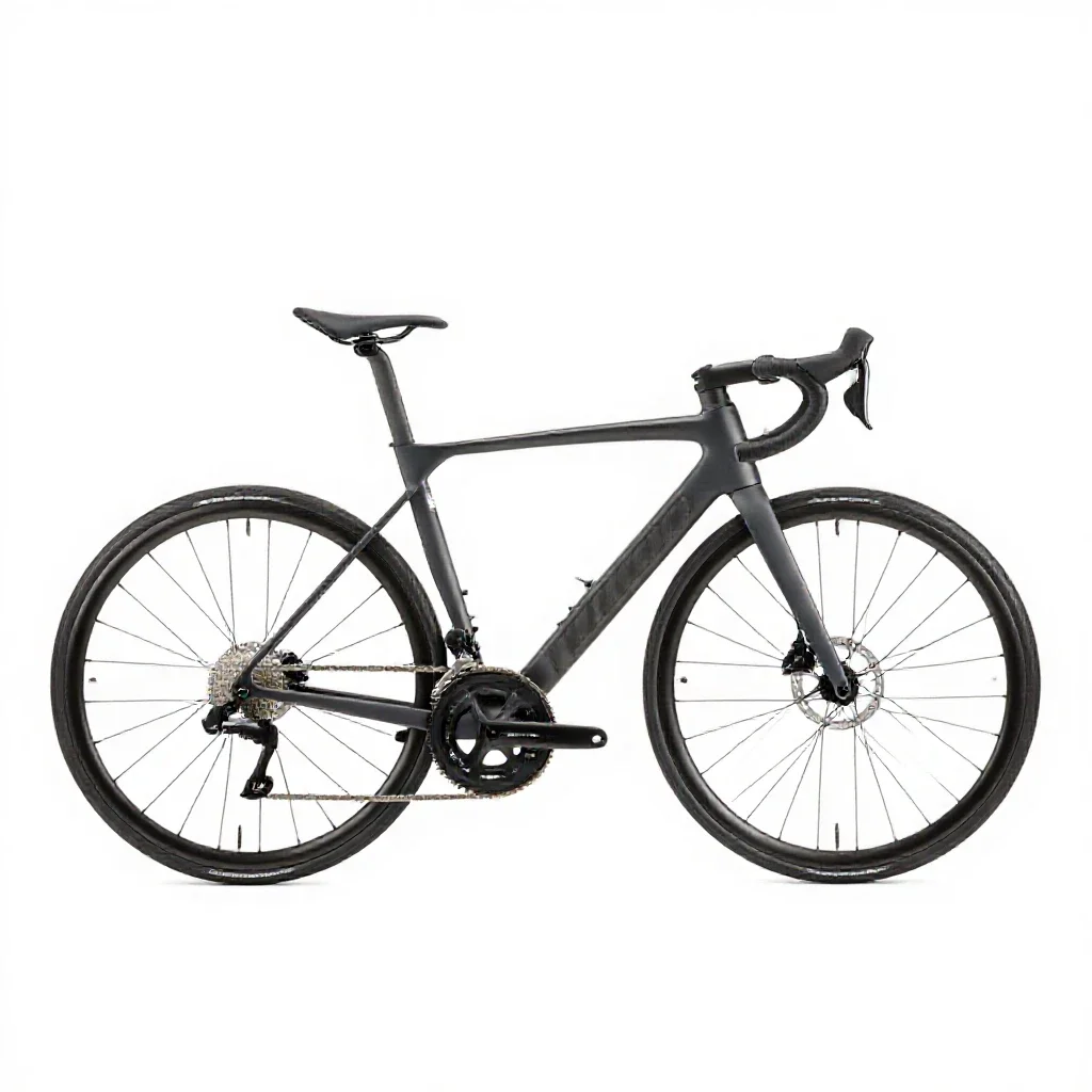 Road bicycle isolated on a white background