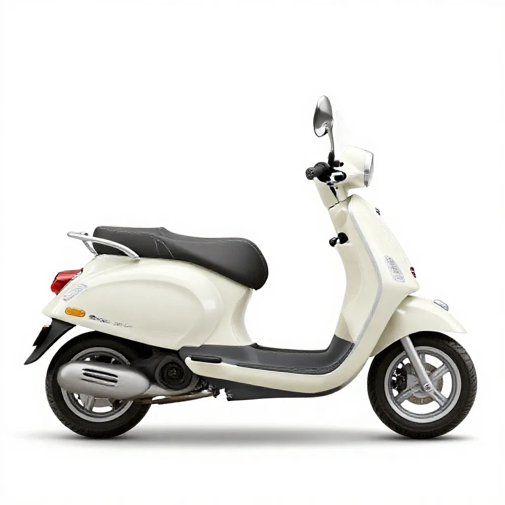Scooter isolated on a white background