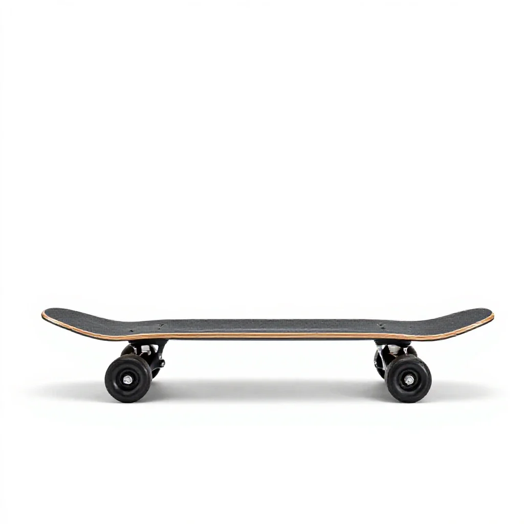 Electric skateboard isolated on a white background