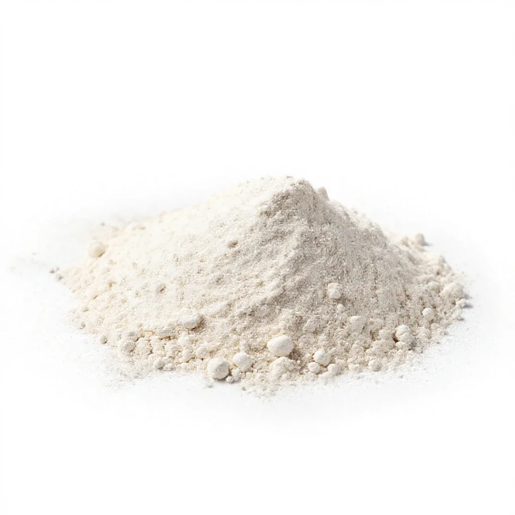 Baby powder isolated on a white background
