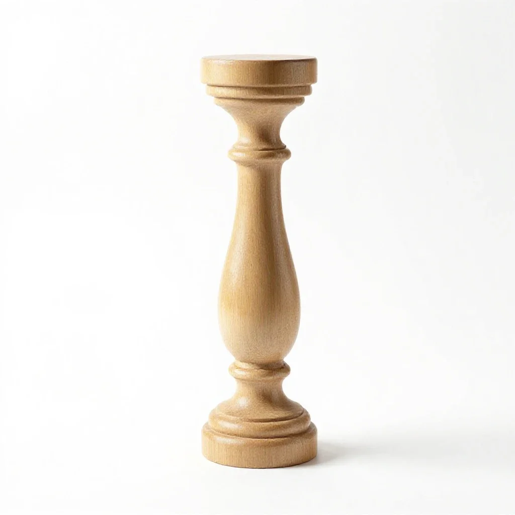 Baluster isolated on a white background