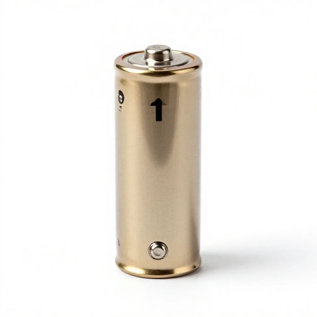 Battery isolated on a white background