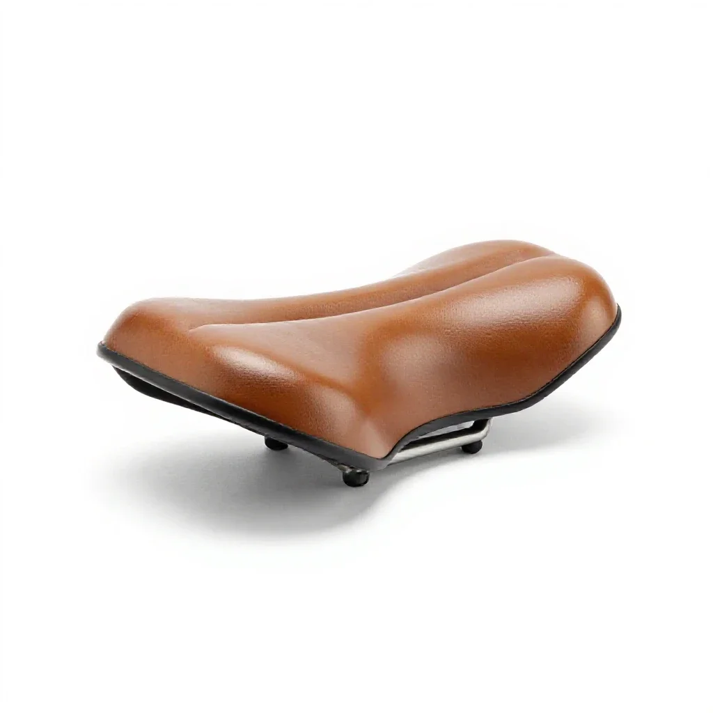 Bicycle seat isolated on a white background