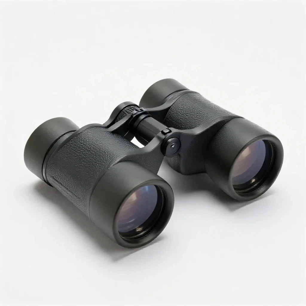 Binoculars isolated on a white background