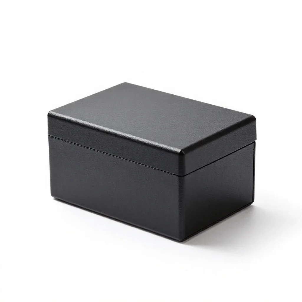 Black box isolated on a white background
