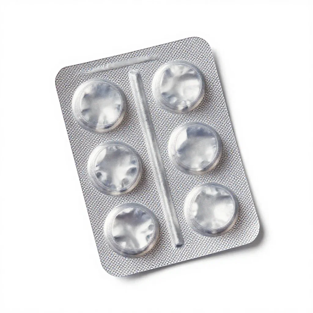 Blister pack isolated on a white background