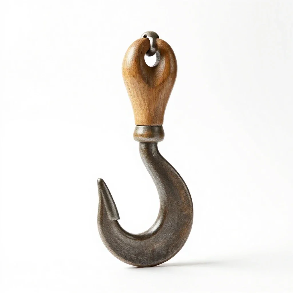 Boat hook isolated on a white background
