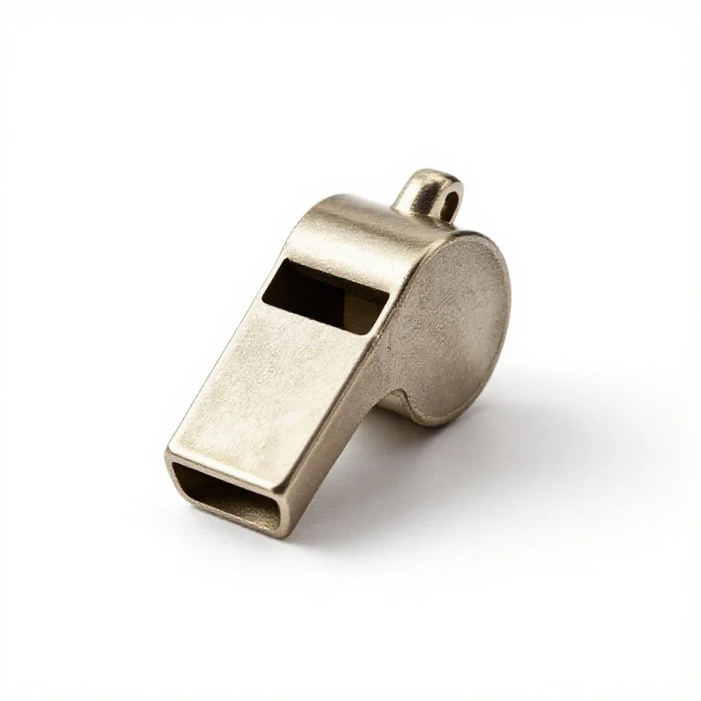 Boat whistle isolated on a white background