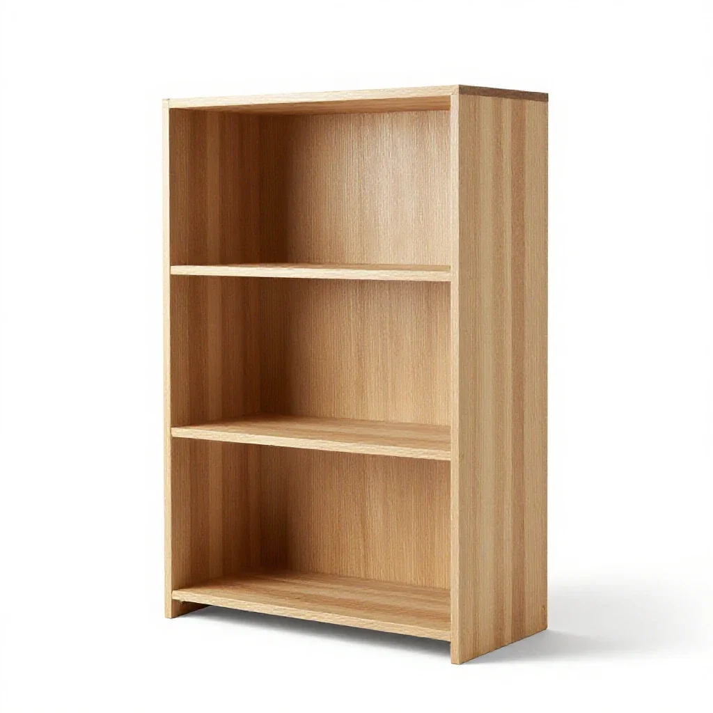 Bookshelf isolated on a white background