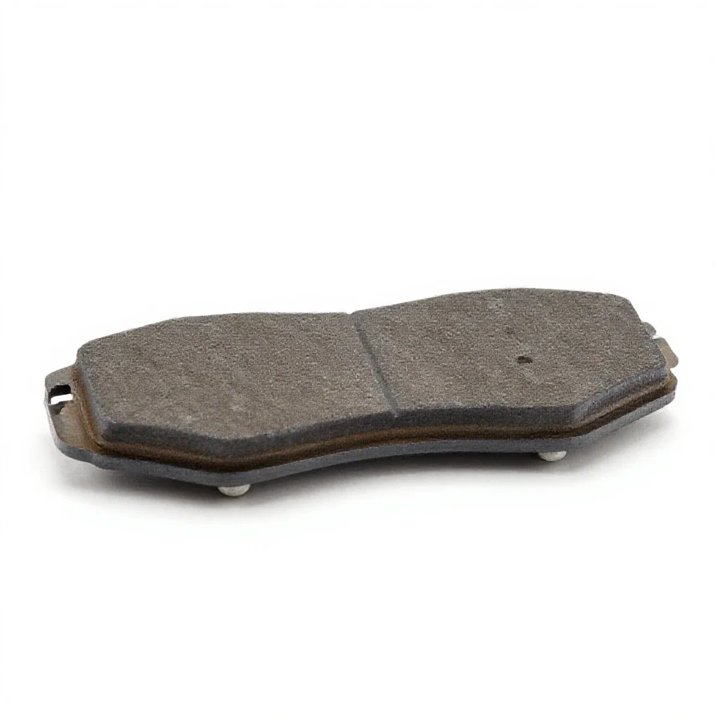 Brake lining isolated on a white background
