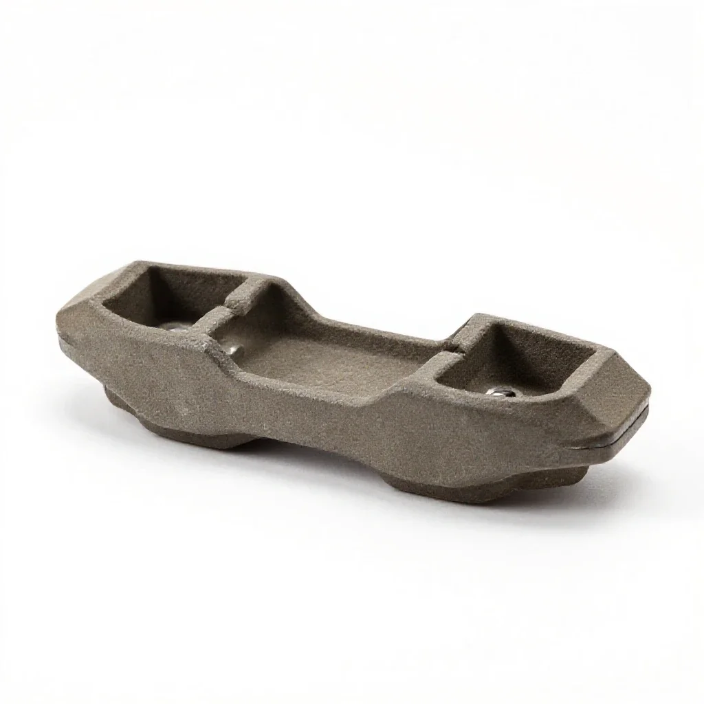 Brake shoe isolated on a white background