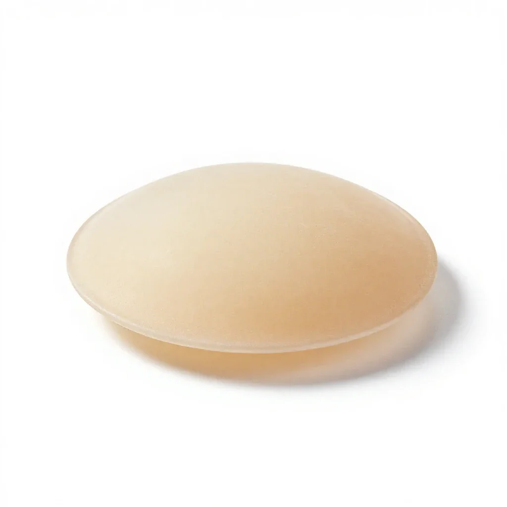 Breast implant isolated on a white background