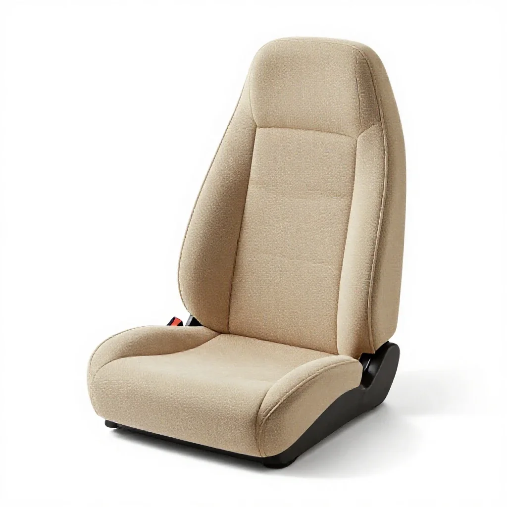 Bucket seat isolated on a white background