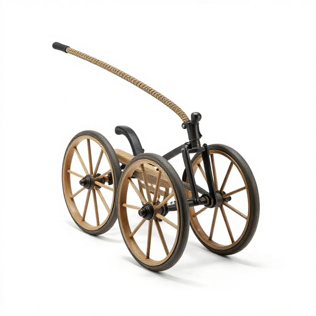 Buggy whip isolated on a white background