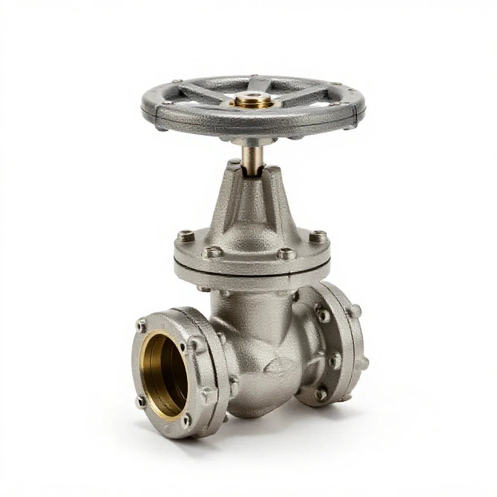 Butterfly valve isolated on a white background