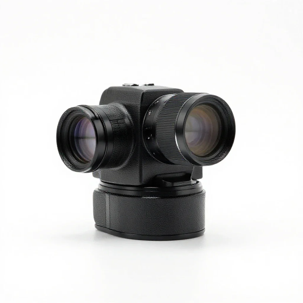 Camera lucida isolated on a white background