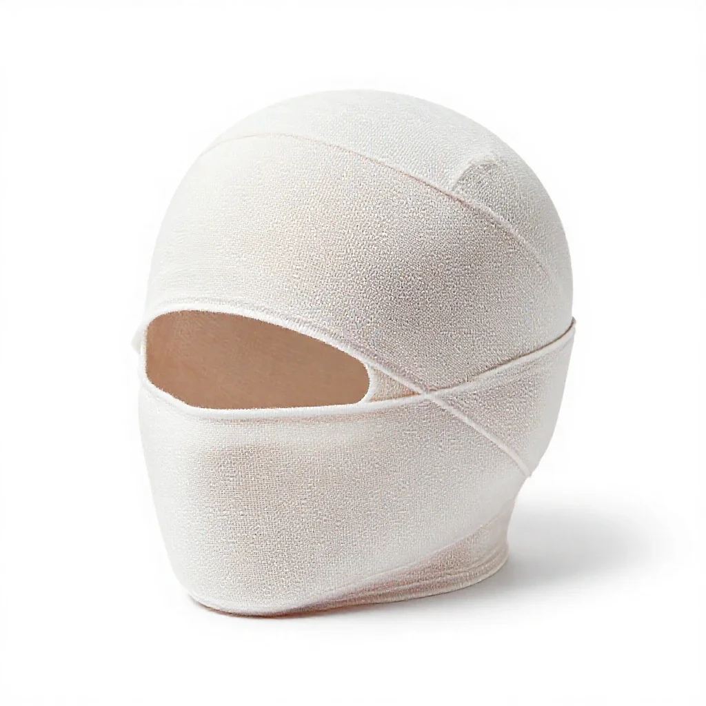Capeline bandage isolated on a white background