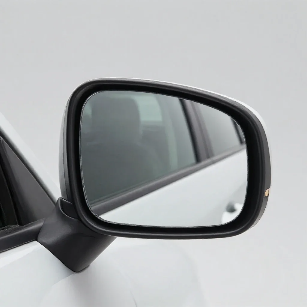 Car mirror isolated on a white background