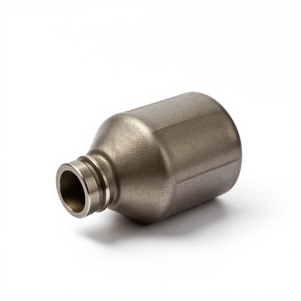 Catalytic converter isolated on a white background