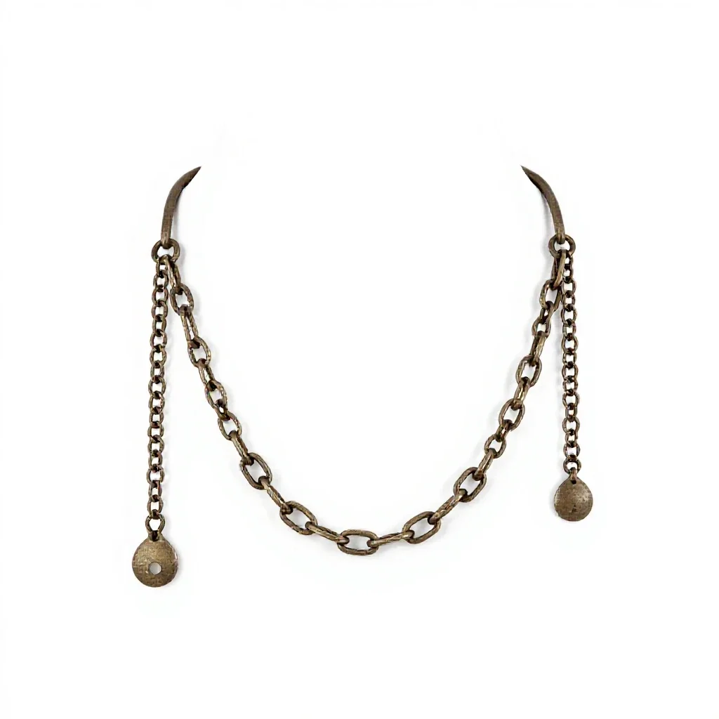 Chatelaine isolated on a white background