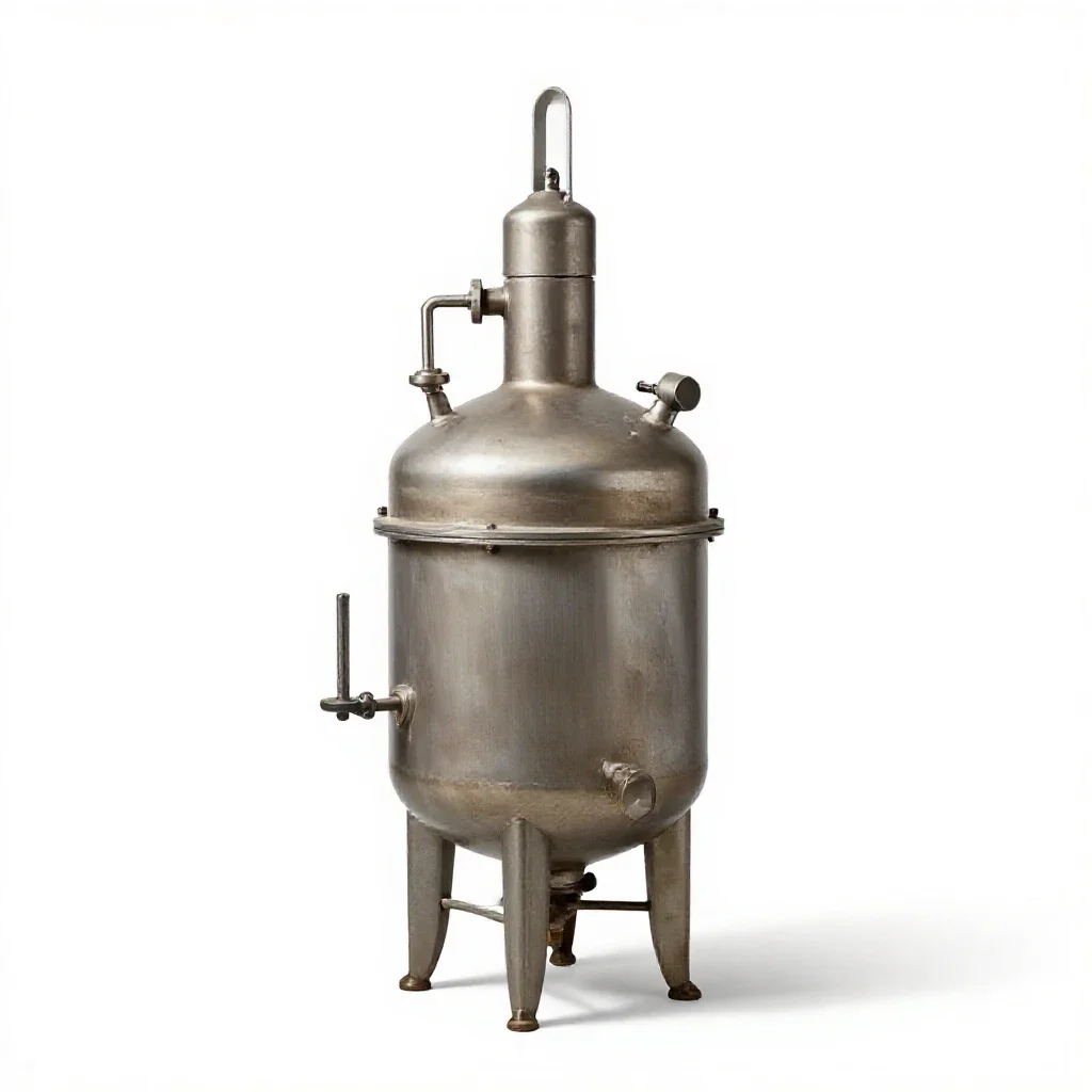 Chemical reactor isolated on a white background