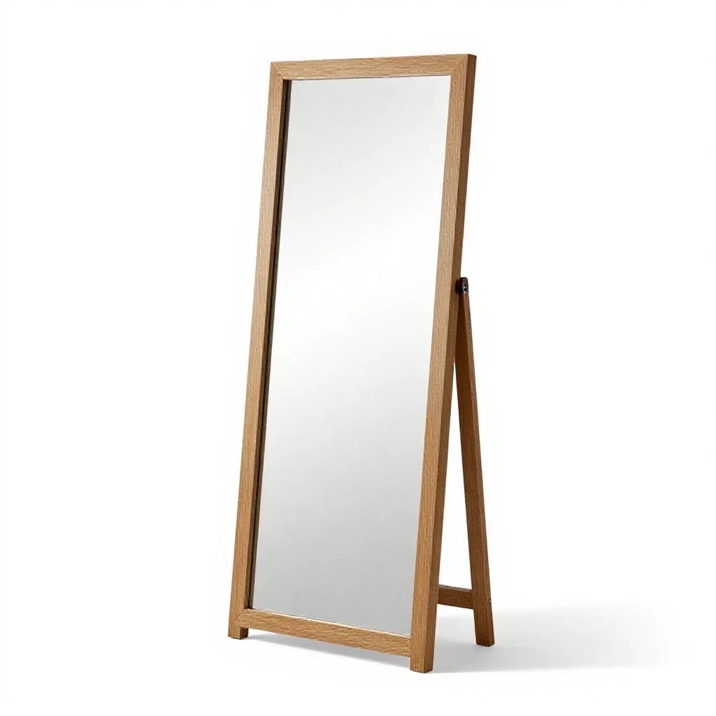 Cheval glass isolated on a white background