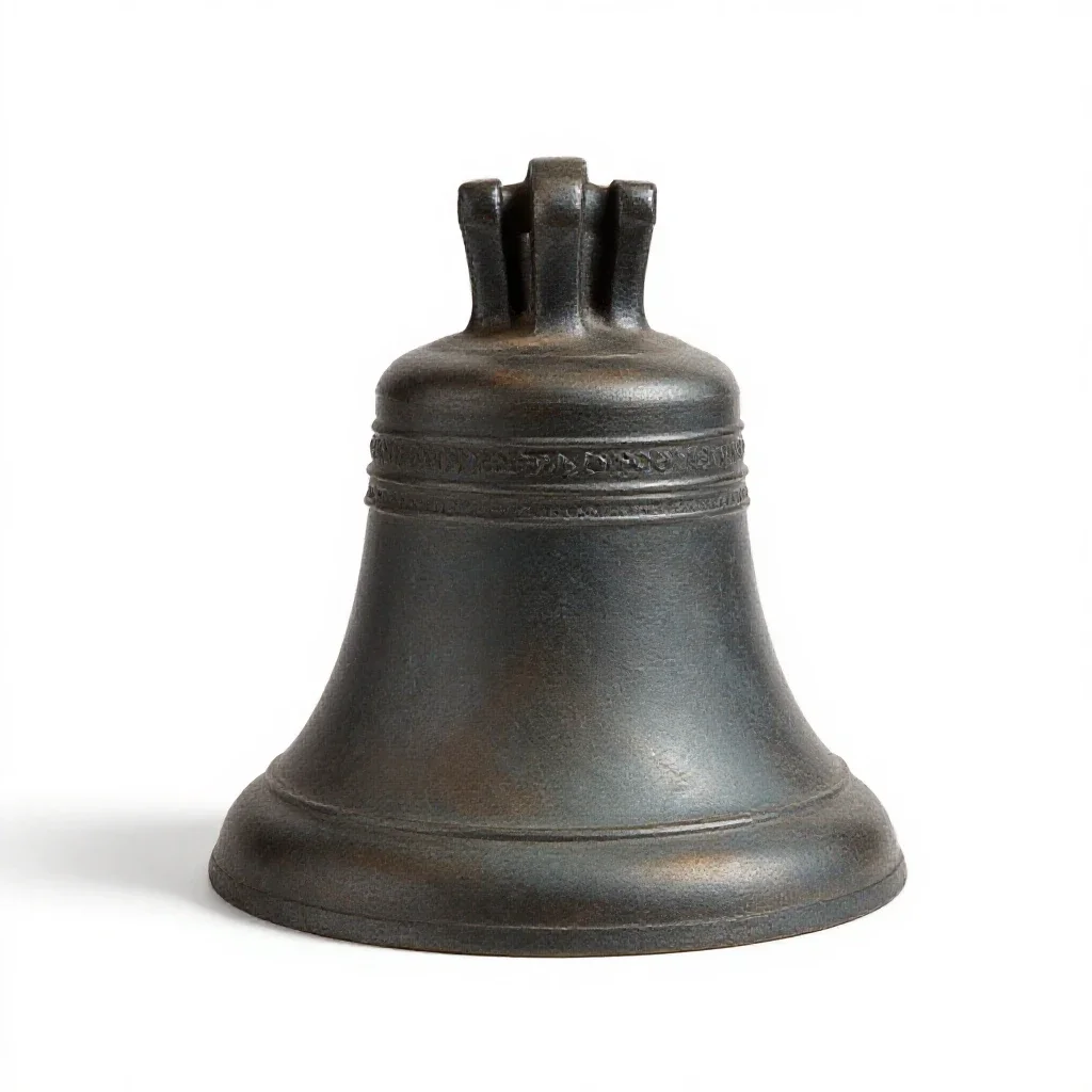 Church bell isolated on a white background