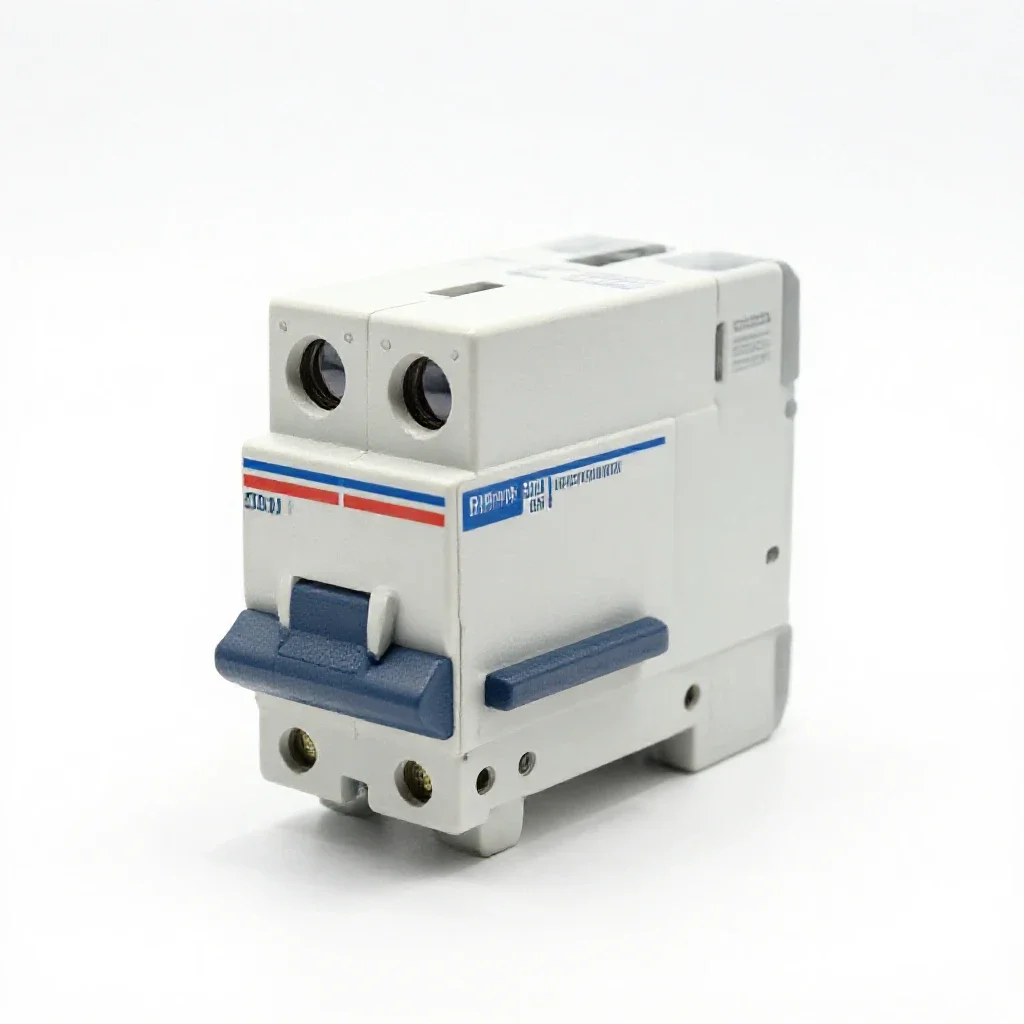 Circuit breaker isolated on a white background