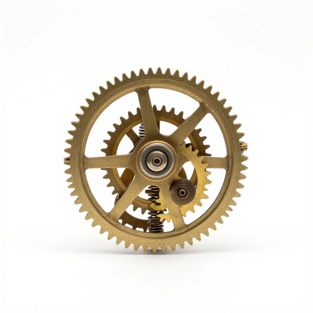 Clockwork isolated on a white background