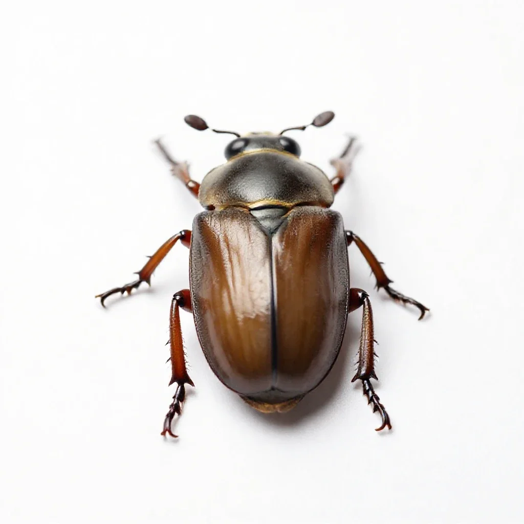 Clypeus isolated on a white background