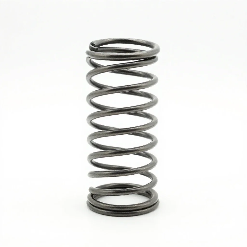 Coil spring isolated on a white background