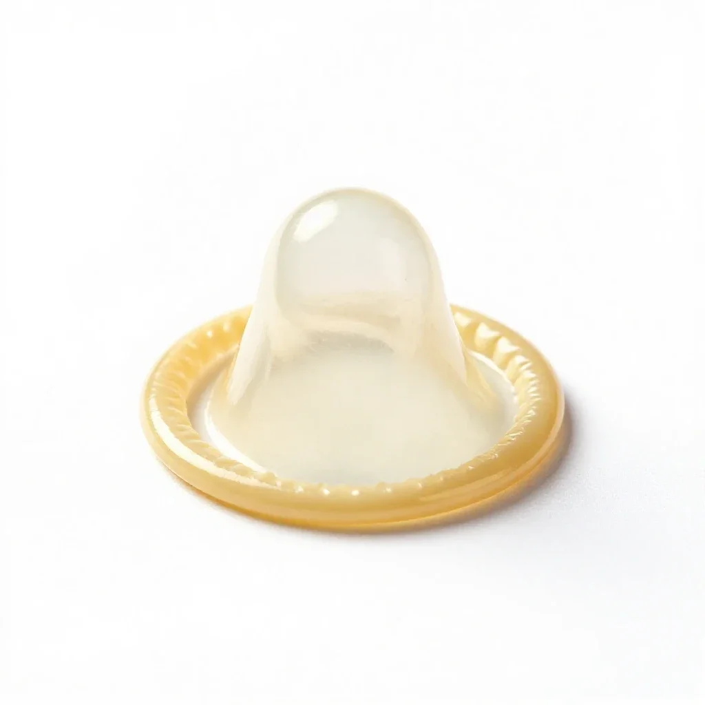 Condom isolated on a white background