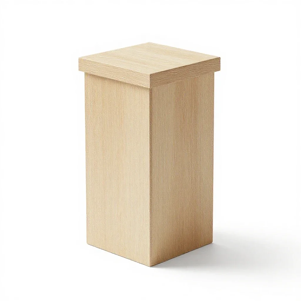 Corner post isolated on a white background