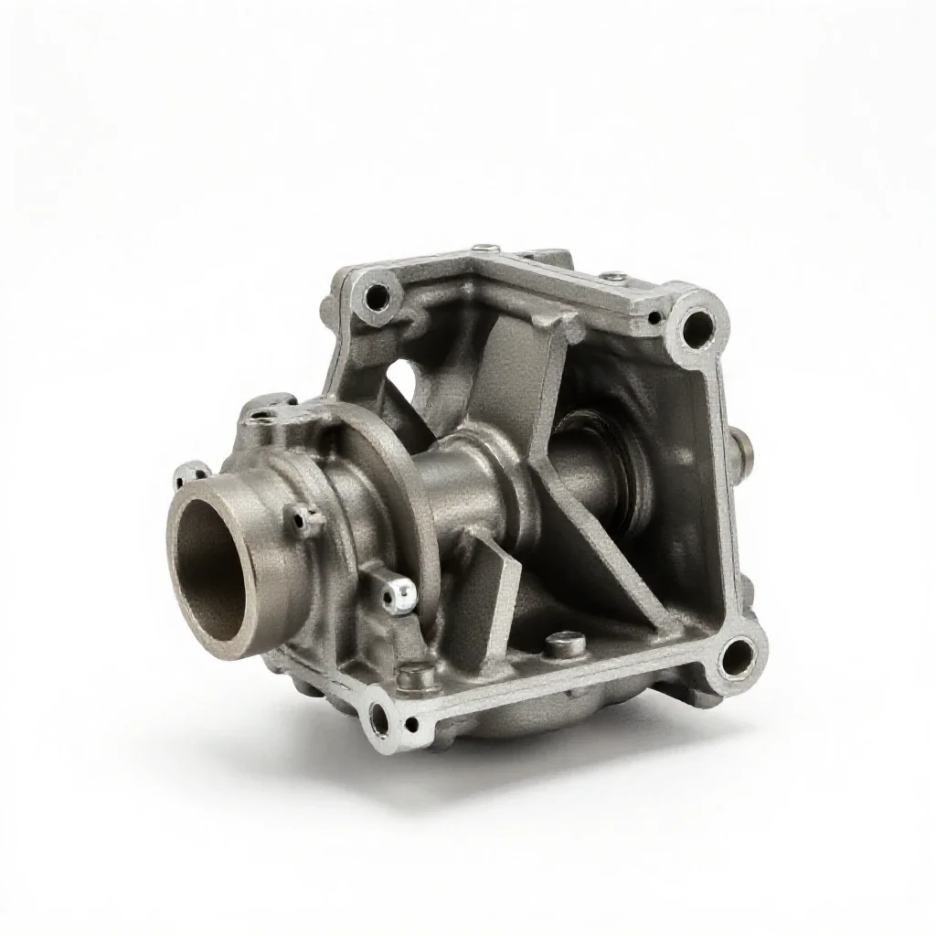 Crankcase isolated on a white background