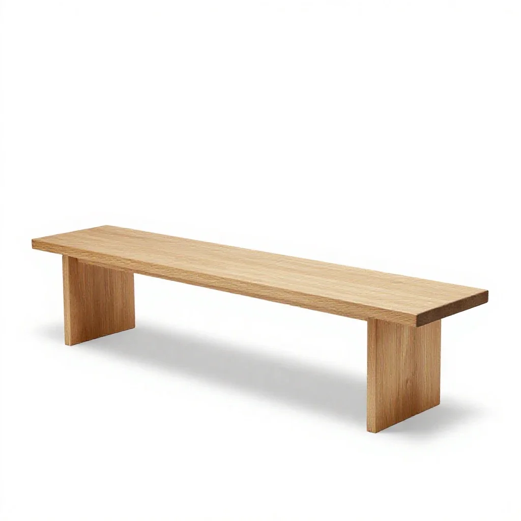 Crossbench isolated on a white background