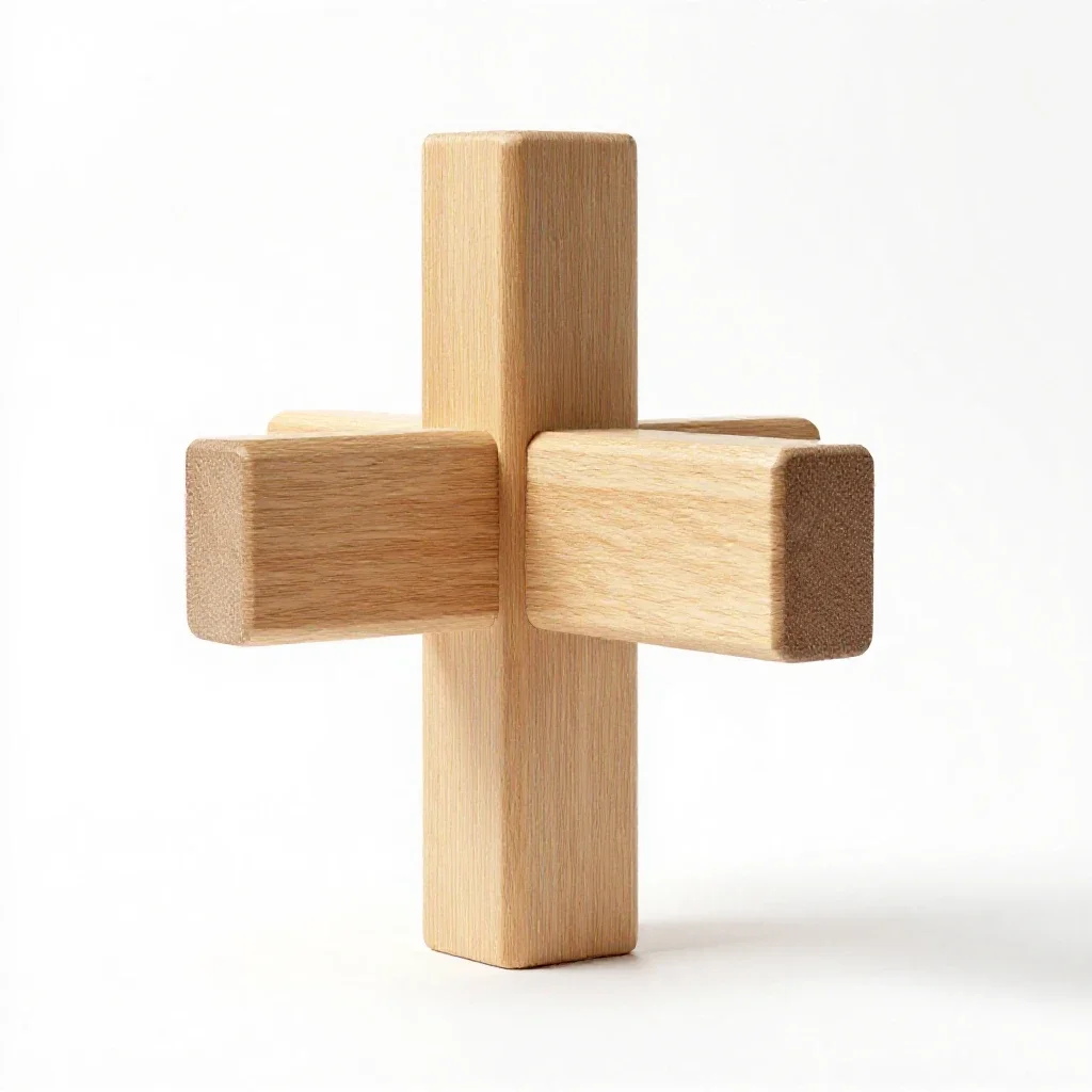 Crosspiece isolated on a white background
