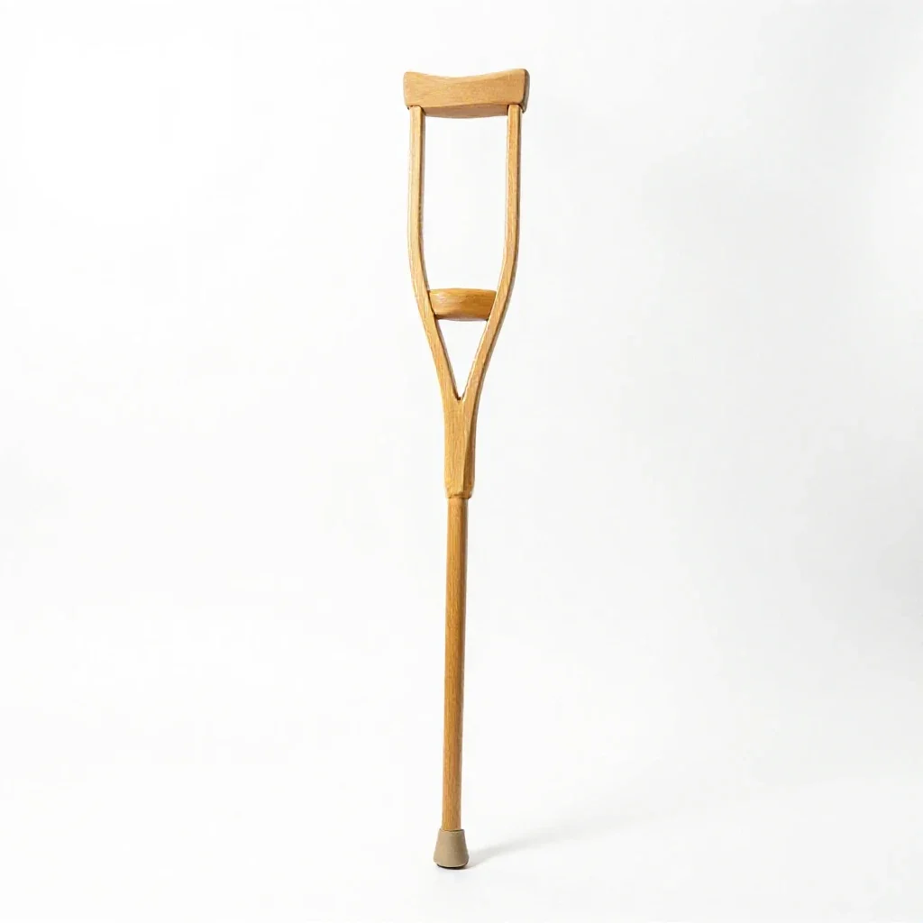 Crutch isolated on a white background