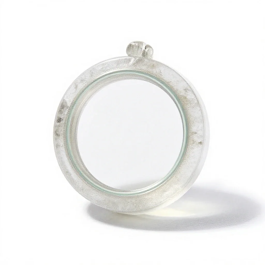 Crystal isolated on a white background