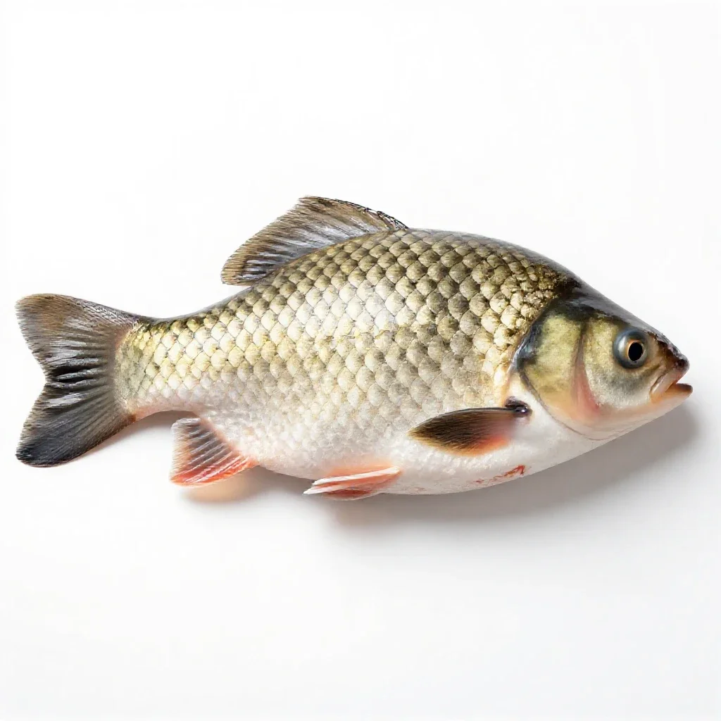Fish scale isolated on a white background