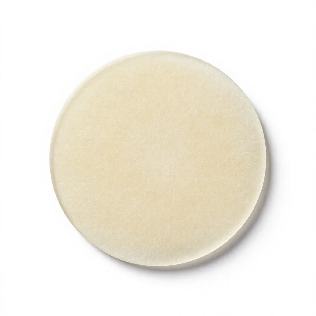 Acetate disk isolated on a white background