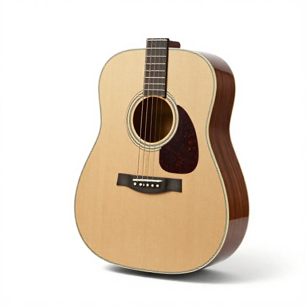 Acoustic device isolated on a white background