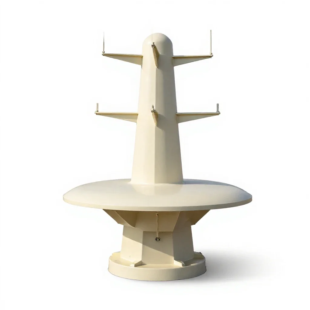Air search radar isolated on a white background